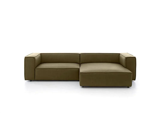 W.SCHILLIG Longchair around-the-block 18050 Leder Z69/36 camouflage - Komfortmöbel24