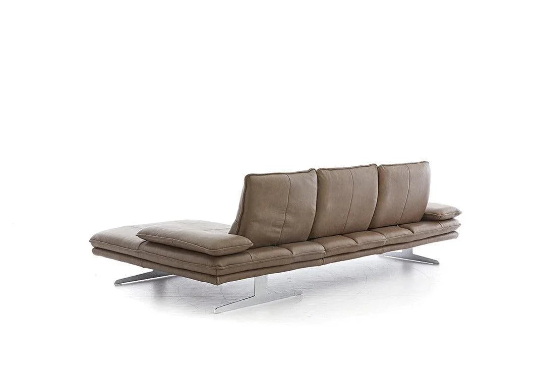 W.SCHILLIG Longchair broadway 16777 (B 291 cm) Leder Z75/49 sand - Komfortmöbel24