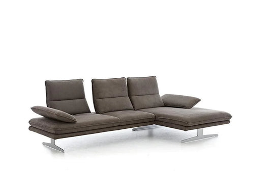 W.SCHILLIG Longchair broadway 16777 (B 291 cm) Stoff S37/56 mocca - Komfortmöbel24
