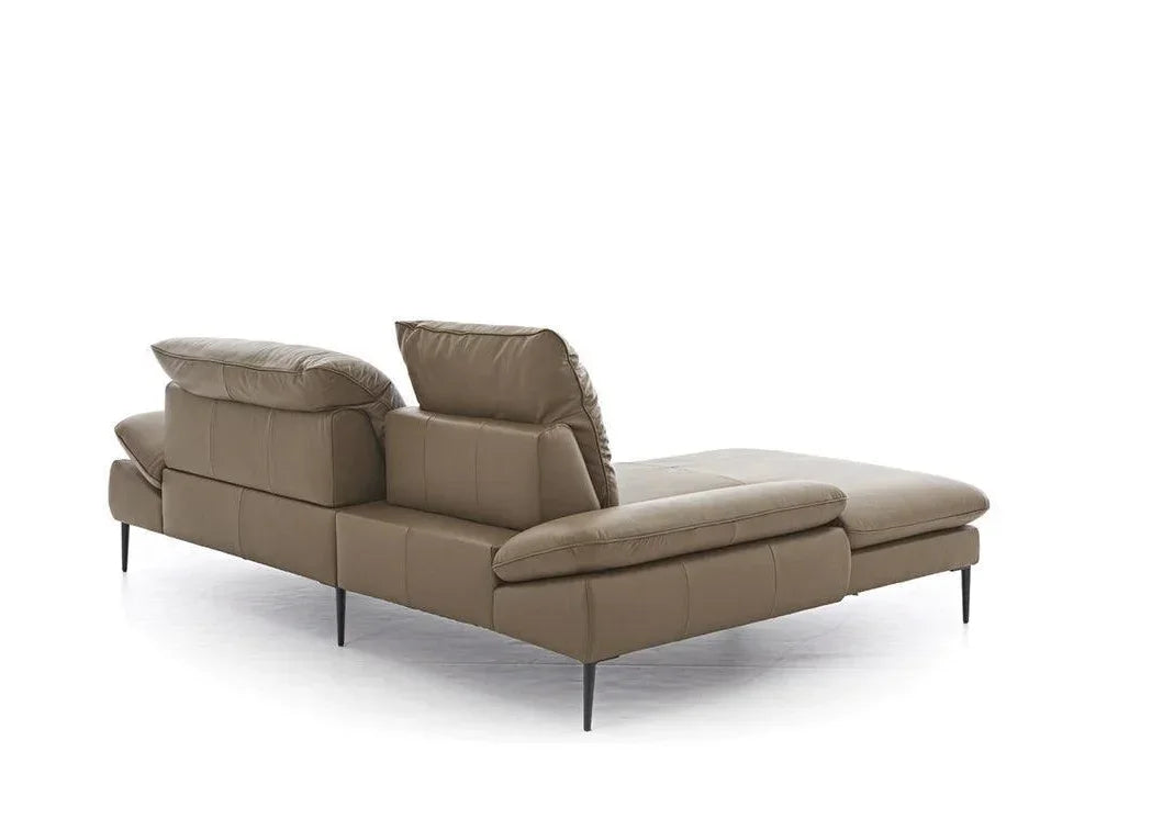 W.SCHILLIG Longchair enjoy&MORE 15450 Leder Z75/49 sand - Komfortmöbel24