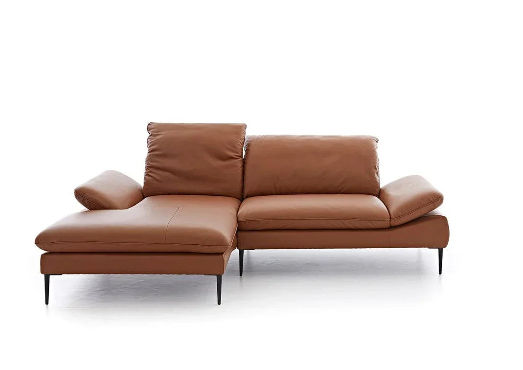 W.SCHILLIG Longchair enjoy&MORE 15450 Leder Z75/50 cognac - Komfortmöbel24