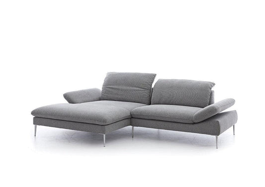 W.SCHILLIG Longchair enjoy&MORE 15450 Stoff R66/22 dolphin - Komfortmöbel24