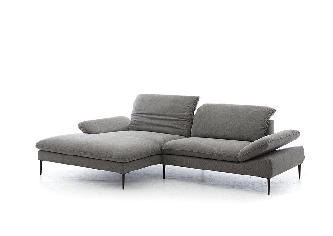 W.SCHILLIG Longchair enjoy&MORE 15450 Stoff R66/94 grey - Komfortmöbel24