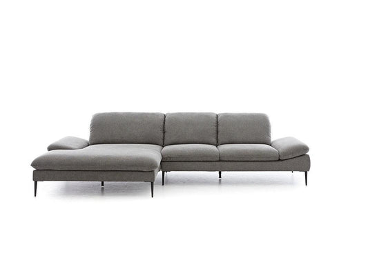 W.SCHILLIG Longchair enjoy&MORE 15450 Stoff R66/94 grey - Komfortmöbel24