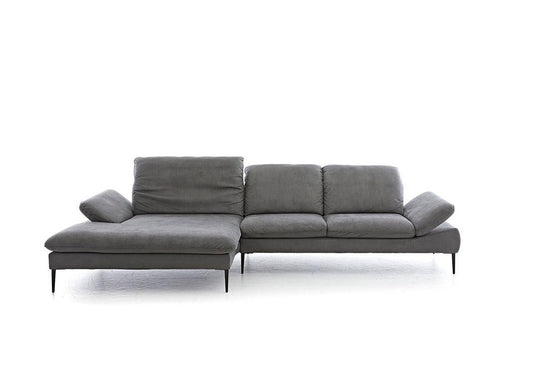 W.SCHILLIG Longchair enjoy&MORE 15450 Stoff S37/95 anthracite - Komfortmöbel24