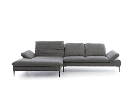 W.SCHILLIG Longchair enjoy&MORE 15450 Stoff S37/95 anthracite - Komfortmöbel24