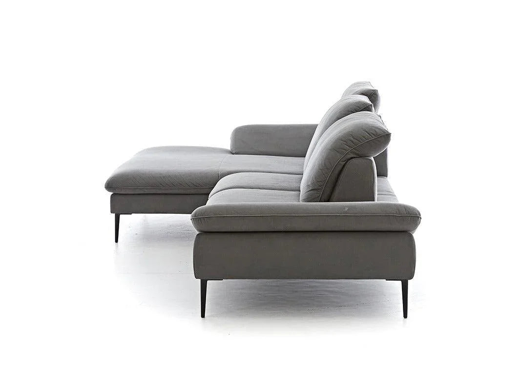 W.SCHILLIG Longchair enjoy&MORE 15450 Stoff S37/95 anthracite - Komfortmöbel24