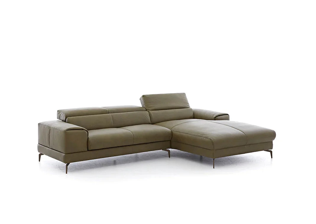 W.SCHILLIG Longchair «piedroo» 21106 in Leder Z69/36 camouflage - Komfortmöbel24