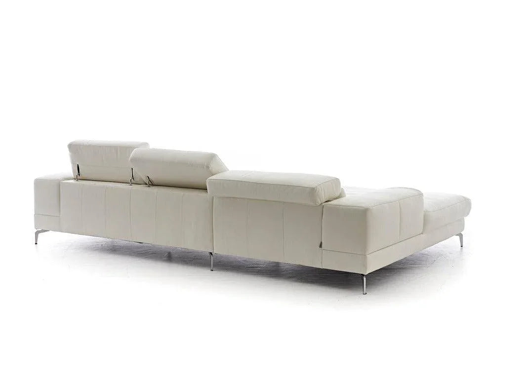 W.SCHILLIG Longchair piedroo plus 21156 (B=303 cm) Leder Z73/42 white Neu! - Komfortmöbel24