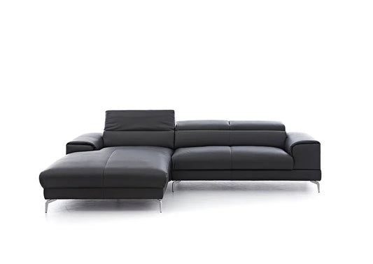 W.SCHILLIG Longchair piedroo 21156 Leder Z59/99 schwarz