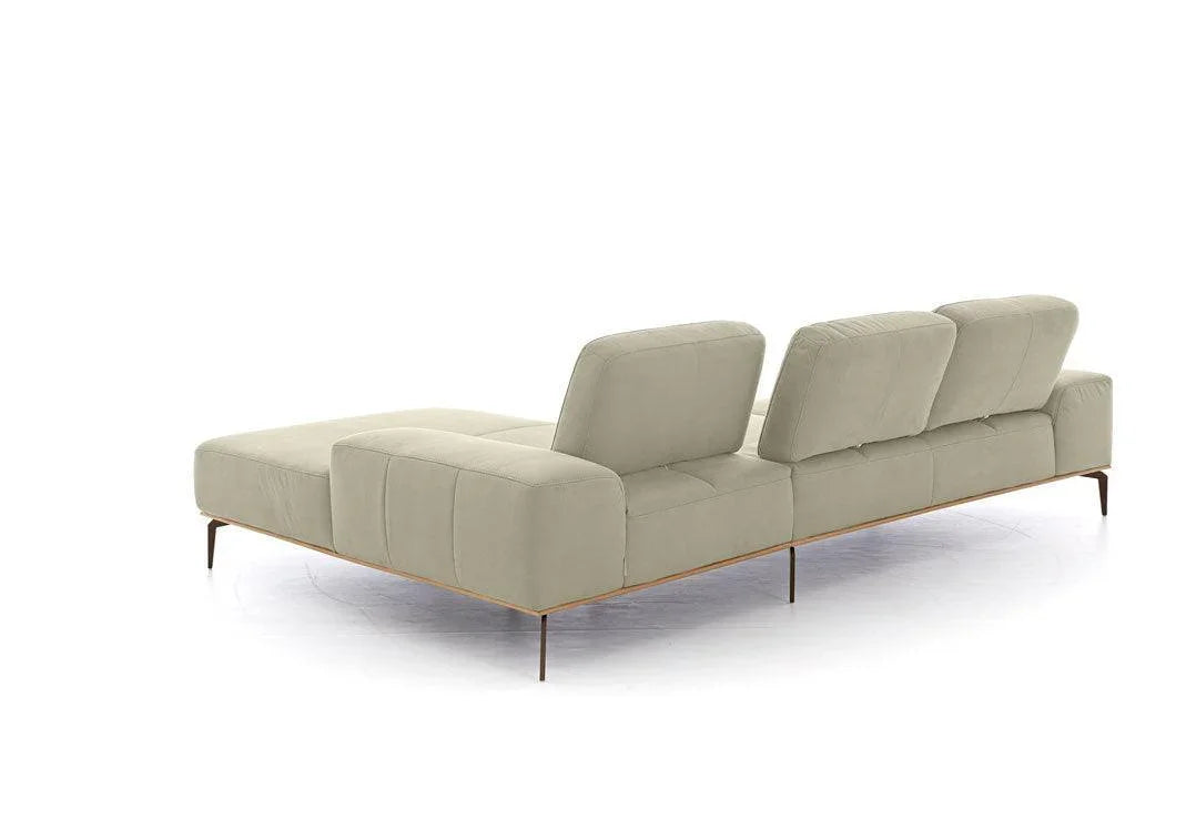 W.SCHILLIG Longchair run 16555 Stoff S37/43 sahara - Komfortmöbel24