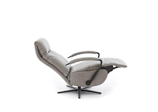 W.SCHILLIG Relax-/Funktionssessel rumbaa 32632 ML55 Leder Z69/22 light grey - Komfortmöbel24