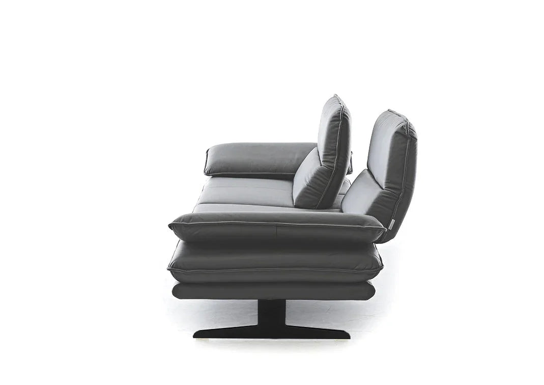 W.SCHILLIG Sofa broadway 16777 NL70 in Leder Z69/95 anthracite - Komfortmöbel24