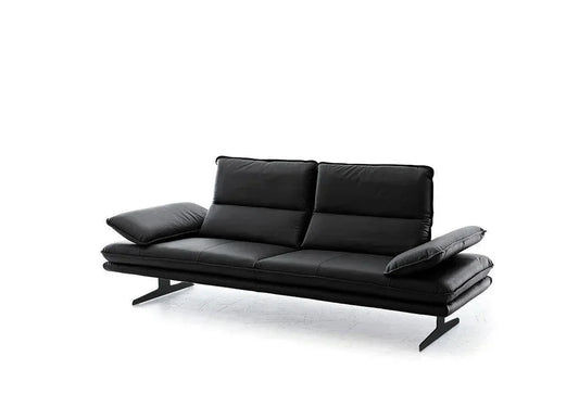 W.SCHILLIG Sofa broadway 16777 NL70 Leder Z73/99 nachtschwarz
