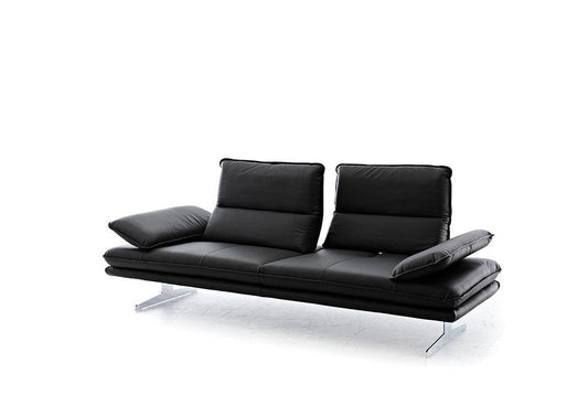 W.SCHILLIG Sofa broadway 16777 NL70 Leder Z59/99 schwarz - Komfortmöbel24