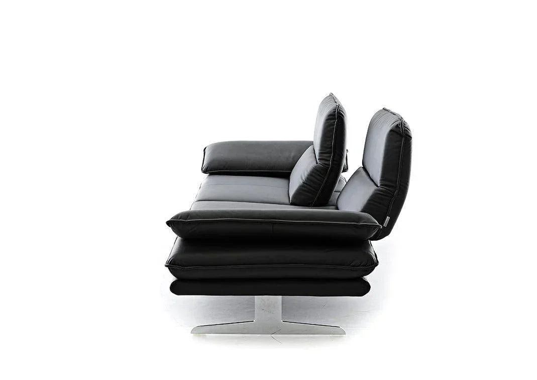 W.SCHILLIG Sofa broadway 16777 NL70 Leder Z59/99 schwarz - Komfortmöbel24