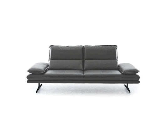 W.SCHILLIG Sofa broadway 16777 NL70 in Leder Z69/95 anthracite - Komfortmöbel24