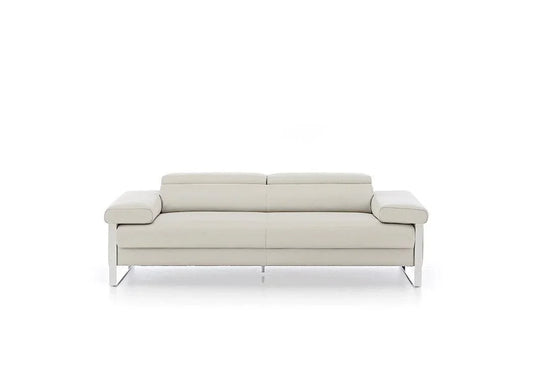 W.SCHILLIG Sofa finn 20974 N80 Leder Z77/42 bianco - Komfortmöbel24