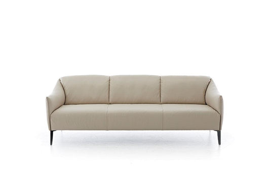 W.SCHILLIG Sofa sally 15350 P70 Leder Z59/20 eisgrau - Komfortmöbel24