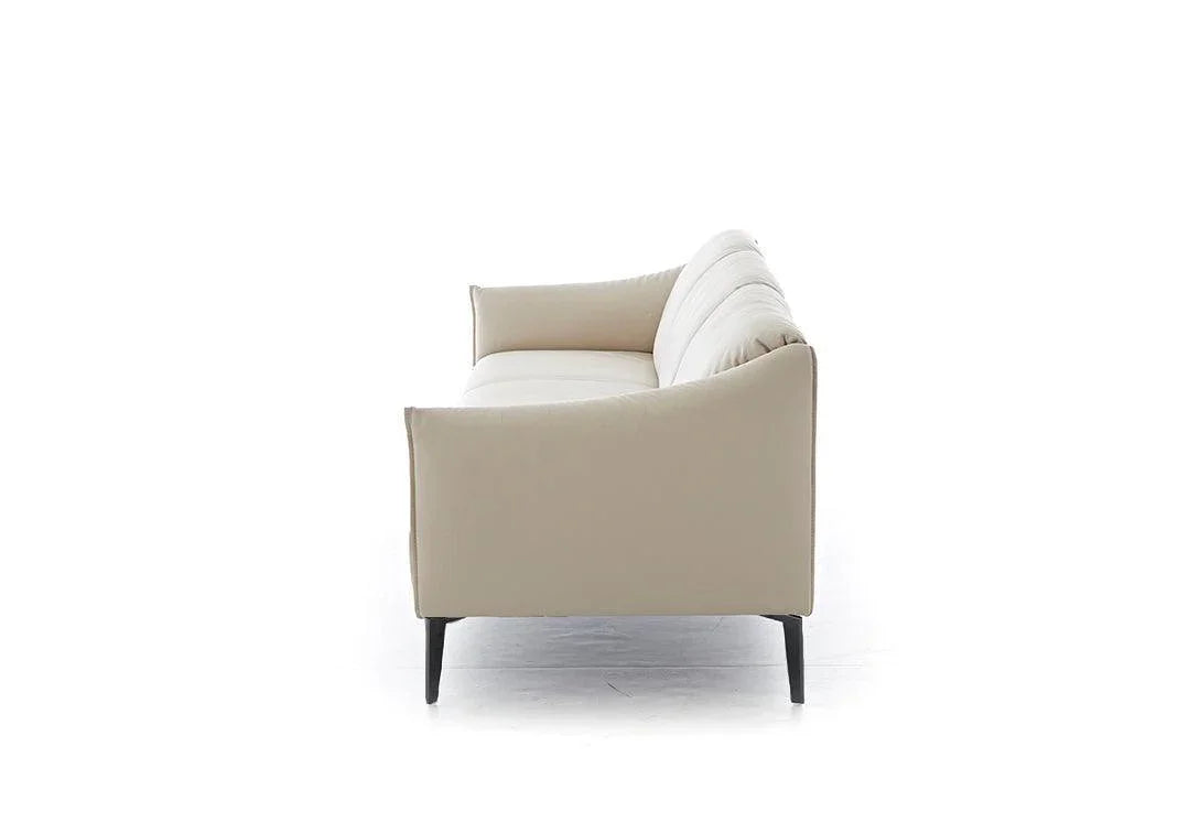 W.SCHILLIG Sofa sally 15350 P70 Leder Z59/20 eisgrau - Komfortmöbel24