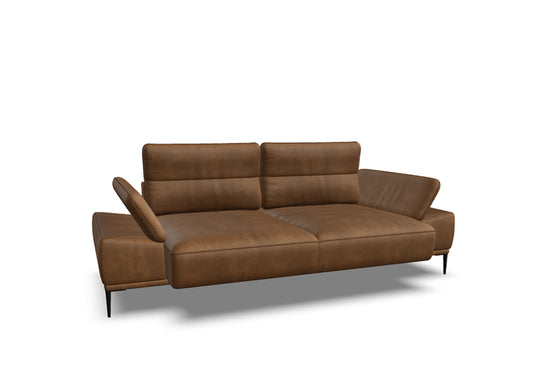 W.SCHILLIG Sofa tavaroo 24470 (B=235 cm) Leder Z69/21 fango