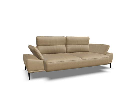 W.SCHILLIG Sofa tavaroo 24470 (B=235 cm) Leder Z75/49 sand
