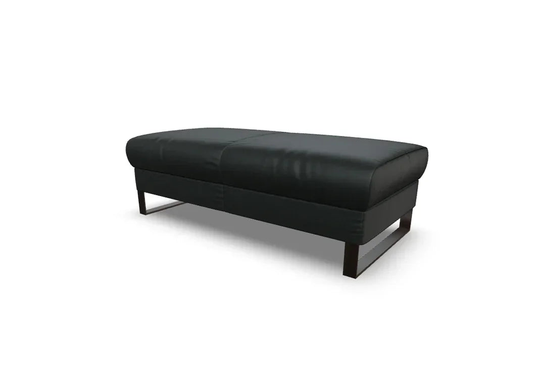 W.SCHILLIG Hocker finn 20974 G140 Leder Z59/95 graphit