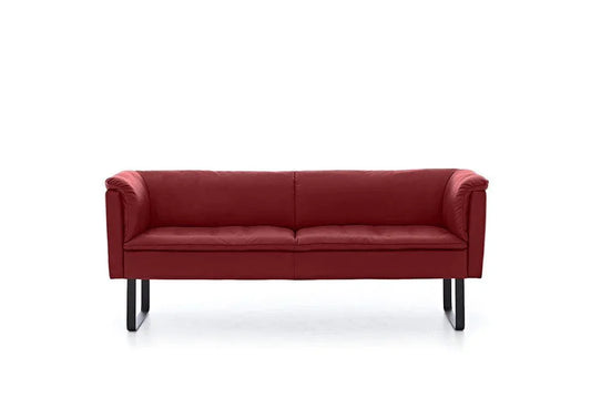 W.SCHILLIG seat&eat lounge 11752 B190 Leder Z77/11 rosso - Komfortmöbel24
