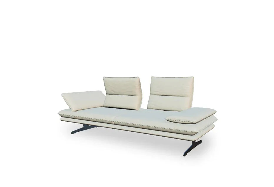 W.SCHILLIG Sofa broadway 16777 NL80 Leder Z77/42 bianco - Komfortmöbel24
