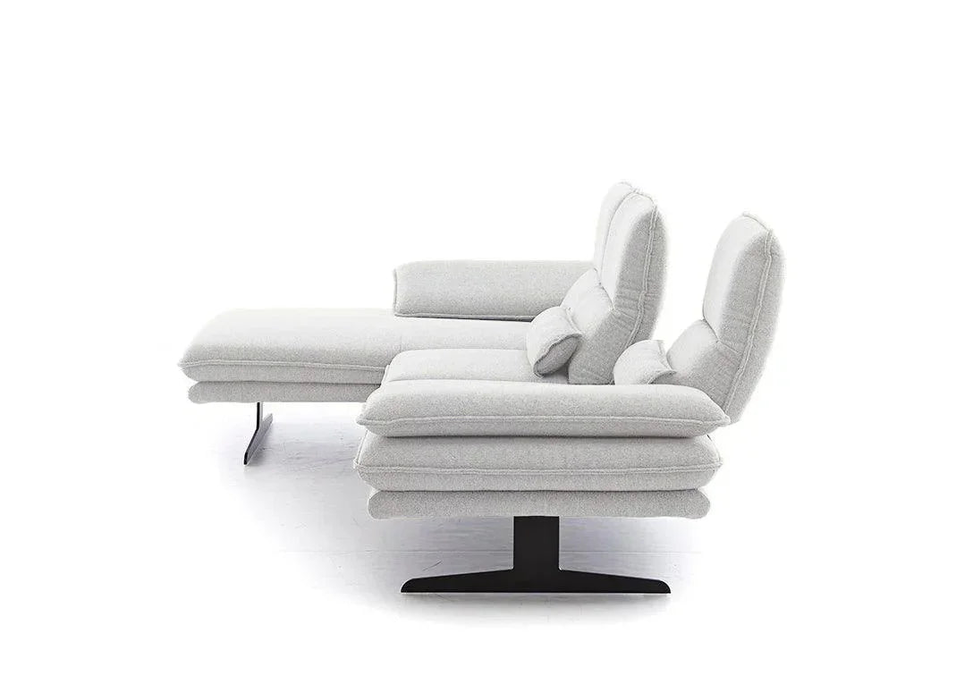 W.SCHILLIG Longchair broadway 16777 Stoff R75/43 snow - Komfortmöbel24