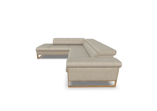 W.SCHILLIG Ecksofa finn 20974 Leder Z77/43 desert KF#475