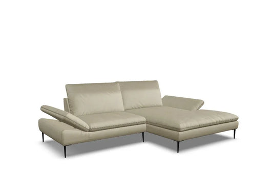 W.SCHILLIG Longchair enjoy&MORE 15450 Leder Z73/21 stone