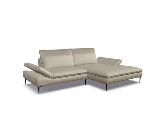 W.SCHILLIG Longchair enjoy&MORE 15450 Leder Z73/49 taupe