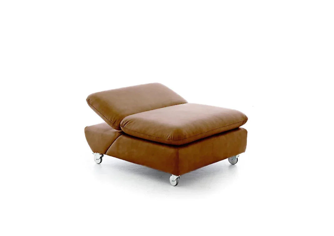 W.SCHILLIG Hocker taoo 15278 GLFR Leder Z73/55 cognac