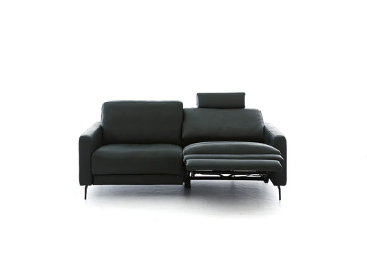 W.SCHILLIG Sofa louis 36130 in Leder Z 73/99 nachtschwarz - Komfortmöbel24