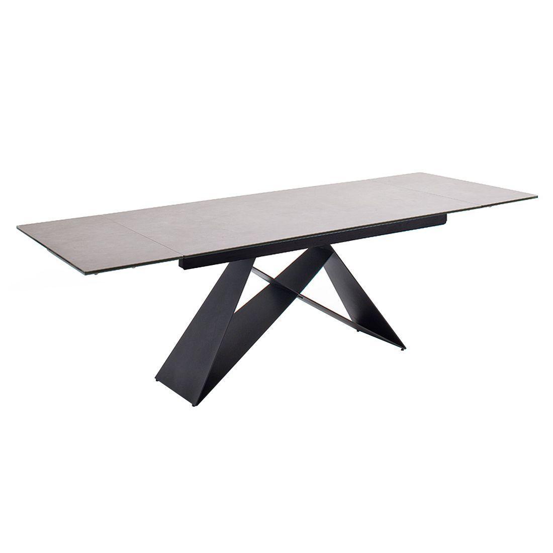 MCA ausziehbarer Esszimmertisch «kobe» Keramik mit Sicherheitsglas 160-240x90 cm - Komfortmöbel24