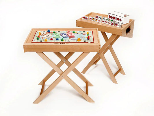 Untergestell "gutaufgestellt" für Servier-Tablett "Uschi" - klappbar - Komfortmöbel24