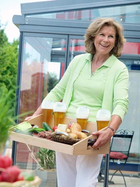 Servier-Tablett "Uschi" - multifunktional und stilvoll servieren - Komfortmöbel24