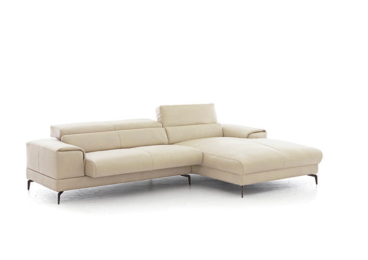 W.SCHILLIG Longchair piedroo plus 21156 (B=303 cm) Leder Z73/44 elfenbein