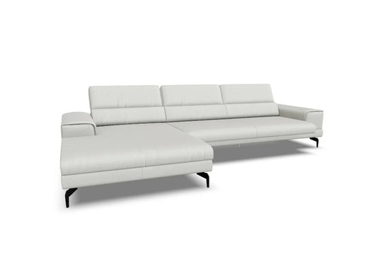 W.SCHILLIG Longchair piedroo plus 21156 (B=343 cm) Leder Z84/43 ivory NEU! - Komfortmöbel24