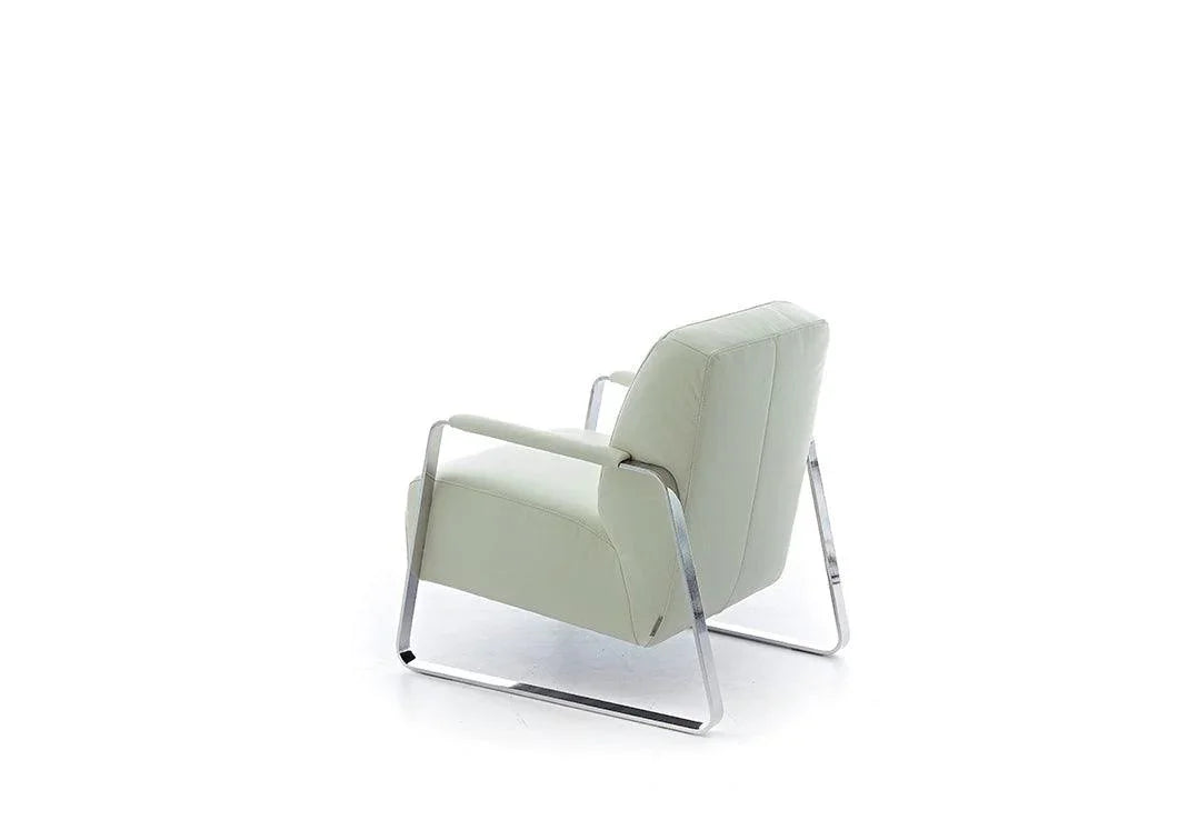 W.SCHILLIG Sessel quadroo 17350 ME Leder Z73/43 cream white - Komfortmöbel24