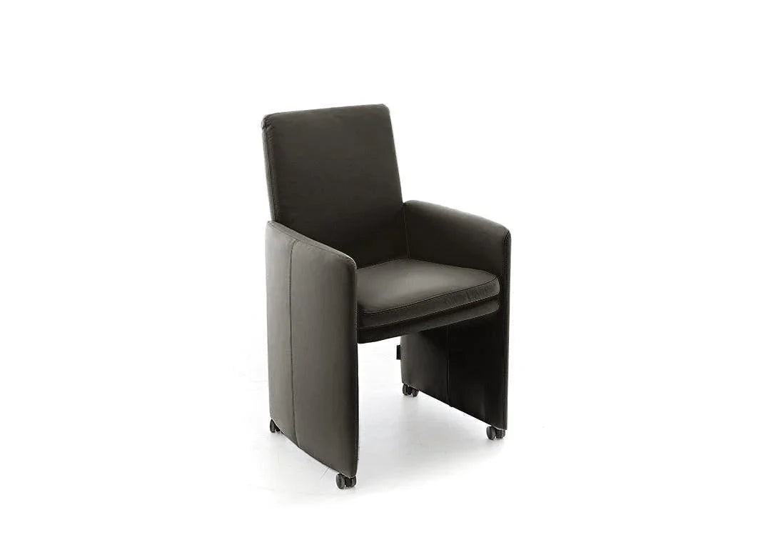 W.SCHILLIG seat&eat rialto 10600 MH in Leder Z73/99 nachtschwarz - Komfortmöbel24