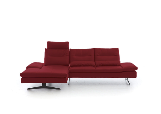 W.SCHILLIG Longchair seventy5 16741 Leder Z75/12 merlot