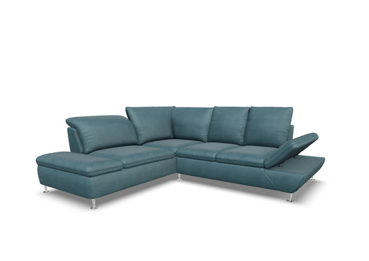 W.SCHILLIG Ecksofa taoo 15278 (B=266 cm) Leder Z73/27 light blue