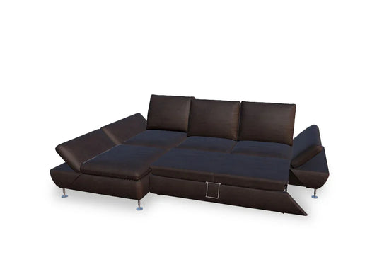 W.SCHILLIG Longchair taoo 15278 Leder Z77/54 macchiato - Komfortmöbel24