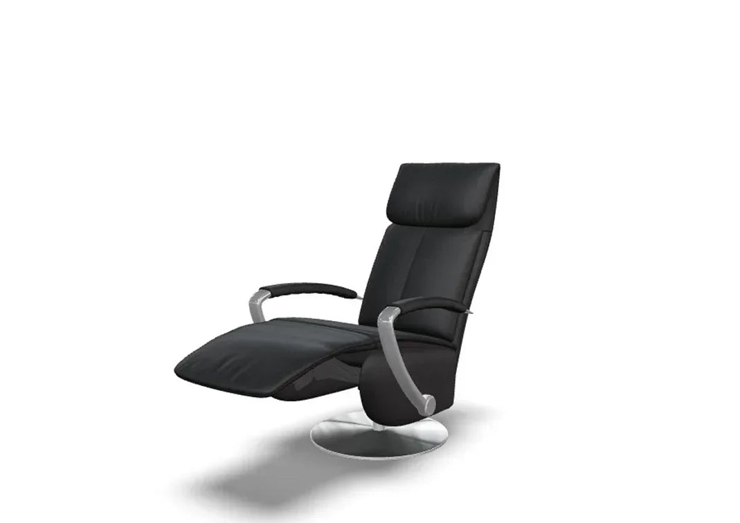 W.SCHILLIG Relax-/Funktionssessel TIMEtoChill 32645 MM50A Leder Z73/99 nachtschwarz - Komfortmöbel24