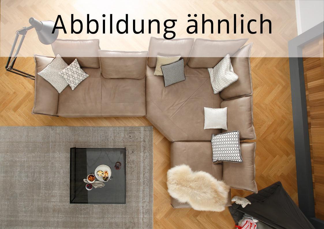 W.SCHILLIG Ecksofa bonnie 16660 Leder Z77/99 black pearl - Komfortmöbel24