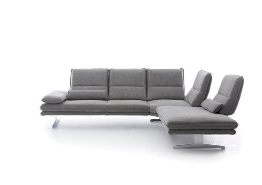 W.SCHILLIG Ecksofa broadway 16777 Stoff R66/22 dolphin ohne Kissen - Komfortmöbel24