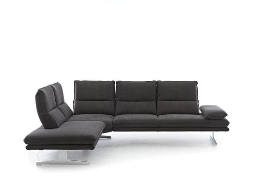 W.SCHILLIG Ecksofa broadway 16777 Stoff R66/95 anthracite - Komfortmöbel24