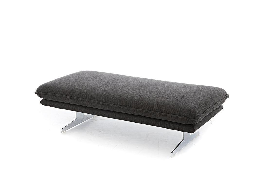 W.SCHILLIG Hocker broadway 16777 G140 Stoff R66/95 anthracite - Komfortmöbel24